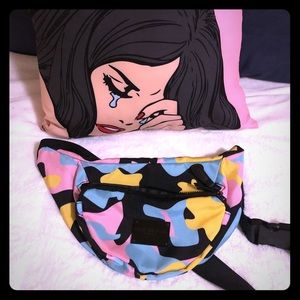 Pink dolphin fanny pack